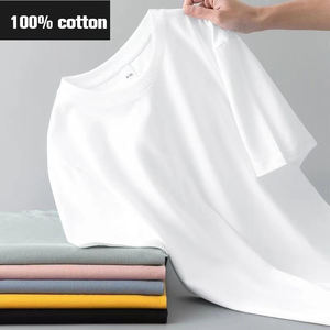 Camisetas 100% Algodón, Precio de Fábrica, Fabricante, Impresión de Logotipo Personalizado, Camiseta Lisa Unisex para Hombre y Mujer - Product Image 6