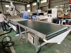 Macchina CNC Router ATC 1325 <span class=keywords><strong>con</strong></span> Piano di Lavoro a Vuoto e Carico/Scarico Automatico, Utilizzata per il Taglio del PVC - Product Image 5