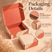 Boîte d'expédition personnalisée en carton ondulé durable, avec impression d'illustrations recyclables et approvisionnement en gros pour kits d'abonnement