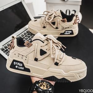 Spring New Men's Fashion Low-Top <b>Board</b> Shoes, Trendy All-<b>Match</b> Casual Sneakers, Comfortable Sports Shoes for Men - Product Image 4