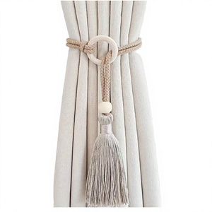 Accesorios de Cortina con Borlas de Poliéster de Fibra Sintética Ajustables, Estilo Bohemio Moderno Minimalista, para Venta Transfronteriza - Product Image 4