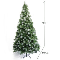 Produits de Noël Nouveauté 2023 Fournisseurs d'usine Arbre de Noël artificiel en pin blanc pour décoration extérieure