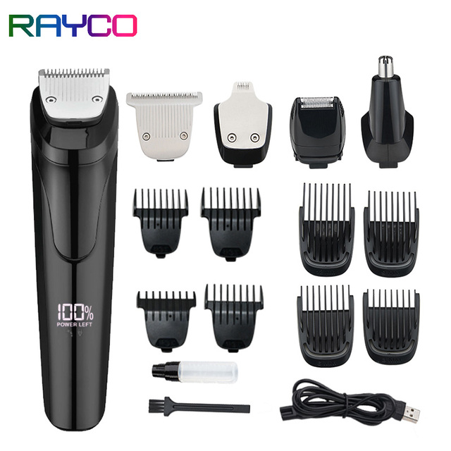 Men's Professional Haire Clippers With Light Hair Trimmers Brushless Dc Motor Cordless Hair Removal Appliances Set