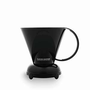 Taza de café de plástico trapezoidal negra sólida de 500 ml, resistente al calor, económica, para salas de espera de aerolíneas. - Product Image 1