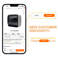 Escáner de Código QR de Escritorio, Lector de Códigos de Barras 2D, Lector de Códigos QR Omnidireccional de Escritorio, Escáner de Códigos de Barras 2D para Mostrador