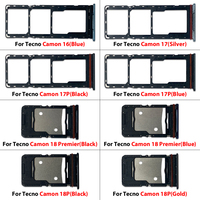 Vente en gros Plateau pour carte Sim pour Tecno Camon 20 Pro 19 Neo 18 P 18 Premier 17P 17 16 Porte-carte Sim Pièces de rechange pour téléphone Remises en gros