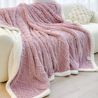 Couverture Polaire Très Chaude Certifiée OEKO-TEX Standard 100, Molleton Lourd Personnalisable, 100 % Polyester, Lavable en Machine, Design Moderne