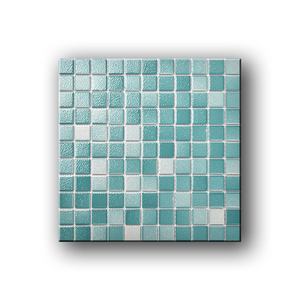 Mosaico Cuadrado de Porcelana Esmaltada Azul Cielo Clásico, Diseño Moderno <span class=keywords><strong>INTERLAN</strong></span> Y48601 para Paredes y Pisos de Baños de Hotel - Product Image 3