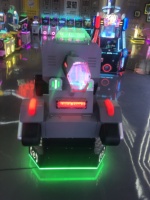 Machine d'arcade de tir multifonctionnelle pour enfants Super Tank 2 à monnayeur, avec balançoire, jeu vidéo HD en plastique pour centres de jeux