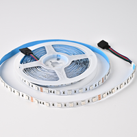 Bande LED SMD2835 DC5V sur circuit imprimé plaqué, largeur 5mm/8mm, 60/120 LED/m, IP20/IP65, télécommande, intensité variable, pour éclairage d'étagères et de placards
