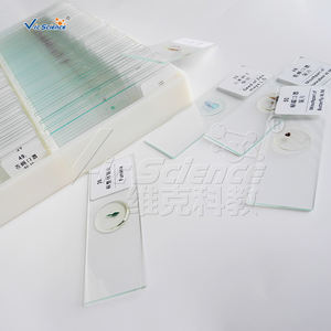 Bildungs-Mikroskop-Objektträger, 120-teiliges Set mit Tieren und Pflanzen für Biologische Mikroskopie - Product Image 4