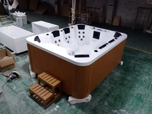 ספא חיצוני מודרני יוקרתי <span class=keywords><strong>8</strong></span> מבוגרים ג'קוזי אמבט עיסוי אמבטיה ג'קוזי ספא ג'קוזי ענק עם מוזיקה בטלוויזיה ספא בריכה חיצונית - Product Image 6