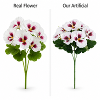 Fleur artificielle réaliste en soie PU, orchidée Phalaenopsis à 5 branches, tige unique, 9 couleurs, pour décoration intérieure, mariage, extérieur, vente en gros