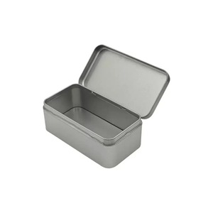 Caja de almacenamiento de metal rectangular al por mayor, tarjetas de póquer, almacenamiento de joyas, bisagra de lata - Product Image 4