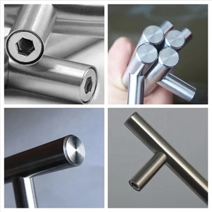高品质中空201不锈钢64毫米管状手柄抽屉柜门拉手 - Product Image 6