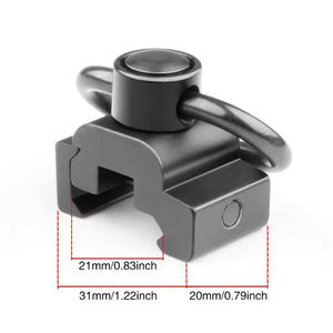 Adaptador de Anillo de Liberación Rápida QD Weaver de 20mm con Montaje de Botón para Correa de Caza - Product Image 3