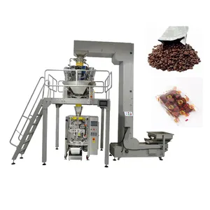 Automatic Sachet Chocolate Covered Peanuts Vertical Sealing Granular Packing Machine