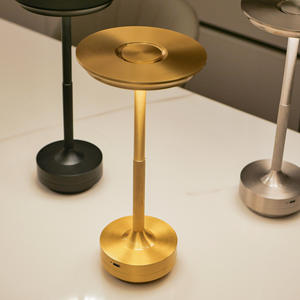 3 Color <strong>Table</strong> <strong>Lamp</strong> Restaurant Black Silver <strong>Touch</strong> Rechargeable Led Gold Usb <strong>Lamp</strong> Dimmable Portable Bedside Creative For Bar - Product Image 1