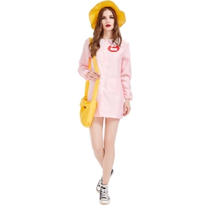 Disfraz de Niñera para Adultos, Uniforme Escolar, Disfraz Japonés Sexy, Ropa Familiar, Disfraz Elegante, Camisa Rosa de Manga Larga - Product Image 1
