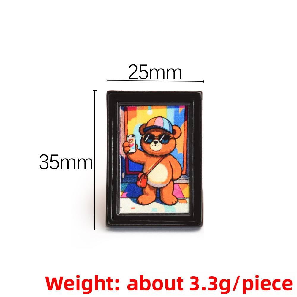 Lunettes de soleil avec cadre photo intégré.