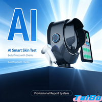 Analyseur de peau AI 3D, machine d'analyse de la peau du visage avec caméra 36MP et reconnaissance faciale pour salon professionnel CE
