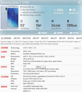 Teléfonos Inteligentes Originales Baratos al por Mayor de Fábrica Marca J737 para J737 J7 2018 - Product Image 6