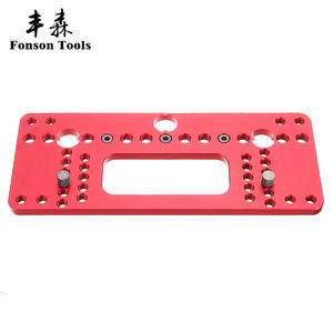 Gabarit de perçage ajustable de poche en acier inoxydable, pour quincaillerie, gabarit de perçage, poignée de porte d'armoire - Product Image 5