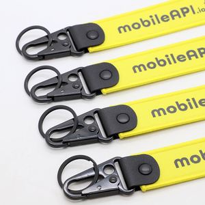 Étiquettes de bagages personnalisées en gros avec logo, porte-clés tissés personnalisés pour les cadeaux promotionnels d'entreprises de technologie - Product Image 2