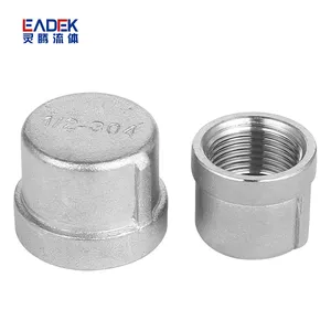 Free Sample Chinese Brand EADEK Smooth Threaded Male NPT BSP PT Thread Forging Round Cap