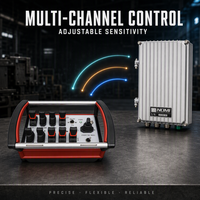 hydraulique joystick vanne directionnelle 4 leviers camion grue radio kits de télécommande intelligents