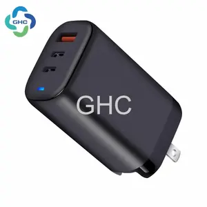 GaN 65WPD Schnell ladegerät Austauschbares Super Silicon USB-C PD65W Gallium nitrid Ladegerät