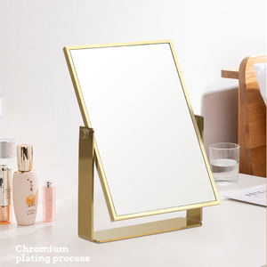 Boucle d'oreille noire d'affichage en métal en cuir de luxe haut de gamme faire miroir de bijoux carré prix compétitif pour les boîtes à bijoux en gros - Product Image 3