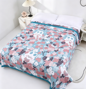 Couverture - Adorable <span class=keywords><strong>petit</strong></span> <span class=keywords><strong>lapin</strong></span> avec motif floral - Product Image 2