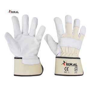 Gants de travail en cuir pour hommes, anti-coupure et antidérapants, confortables, protection des mains, KOKAL SAFETY - Product Image 4