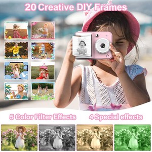 Appareil photo instantané Feitenn pour enfants, best-seller, pour filles, haute résolution, impression sans fil, capteur MOS, écran 2,4 pouces, vidéo HD, support MicroSD - Product Image 4