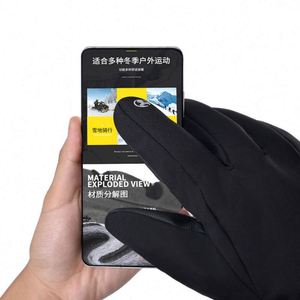 Nuevos Guantes de Esquí 3M para Otoño e Invierno, Cálidos, Resistentes al Viento, con Pantalla Táctil, para Conducir al Aire Libre, Guantes para Moto Eléctrica - Product Image 3