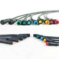 Câble Julet 2 broches/3 broches/4 broches/5 broches/6 broches, ligne étanche pour câble d'extension de vélo électrique