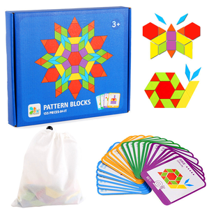 Jouets en bois Tangram <span class=keywords><strong>Montessori</strong></span> les moins chers, <span class=keywords><strong>puzzle</strong></span> en <span class=keywords><strong>forme</strong></span> d'animaux, 155 pièces - Product Image 4
