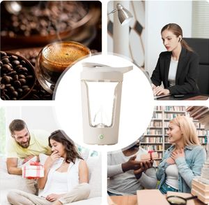 Tritan BPA ücretsiz taşınabilir elektrikli çalkalayıcı şişe mikser kupası Shaker <span class=keywords><strong>Protein</strong></span> sallar için kahve fincanları kupalar yemek değiştirme sallar - Product Image 6
