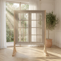 Ventanas abatibles de madera revestidas de aluminio francés DEMEA para soluciones de iluminación natural disponibles para villas