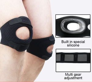 OEM ODM Factory Wholesale Patella Support Adjustable <b>Knee</b> Brace for Volleyball Tennis Squats - Product Image 4