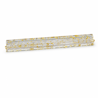 Support de Mahjong en Acrylique de 20 Pouces, Étanche, Écologique, Haute Transparence, Portable, Règle de Rangement pour Tuiles de Mahjong pour Table de Jeu