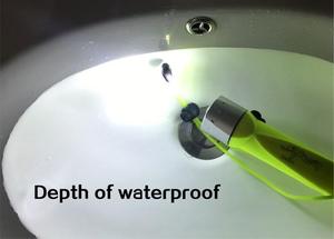 Nước bằng chứng và nước sâu 50m chuyên nghiệp Scuba Dưới Nước Đèn pin lặn dẫn siêu mạnh mẽ với nút nhấn - Product Image 3