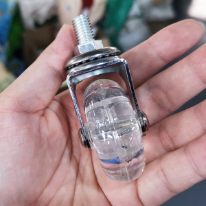 Bán Buôn 35 Mét Và Đường Kính 50 Mét Nội Thất PU Trong Suốt Bánh Xe Silicon Rodinha De Silicone Gel Com Freio - Product Image 5