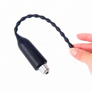 無料のカスタムボックス-Urethra Masturbation SM製品とUrethral Sounding Rodを備えた充電式ペニスプラグUrethralバイブレーター - Product Image 4