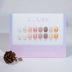 Klana Set cat kuku Gel Uv, 8 warna 15ml kaus kaki tanpa Gel, gratis Hema - Product Image 5