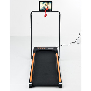 Bestgym Máy chạy bộ di động có thể gập lại thiết bị phòng tập thể dục tại nhà thiết bị đi bộ điều khiển từ xa dẫn 100kg Công suất tập thể dục đơn vị - Product Image 5