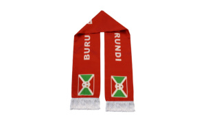Écharpe Drapeau du Burundi en Gros, Produits Personnalisés pour Supporters de Football, Écharpe Drapeau National, Écharpes à Pompons, Châle - Product Image 4