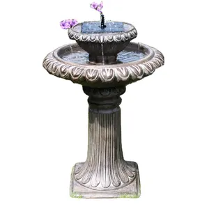 Fontaines solaires modernes pour bains d'oiseaux, bains d'oiseaux solaires pour jardin et extérieur - Product Image 1