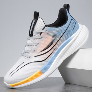 <b>Men</b> Summer Mesh Running Shoes Lightweight <b>Breathable</b> Rubber Outsole EVA Midsole Casual Sport <b>Trainers</b> - Product Image 1
